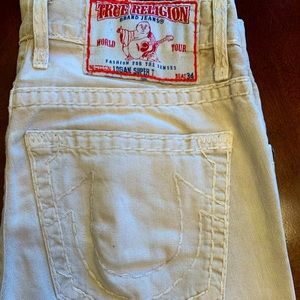 True Religion Men’s Beige Jeans